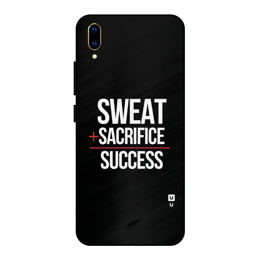 Sweat Sacrifice Success Metal Back Case for Vivo V11 Pro