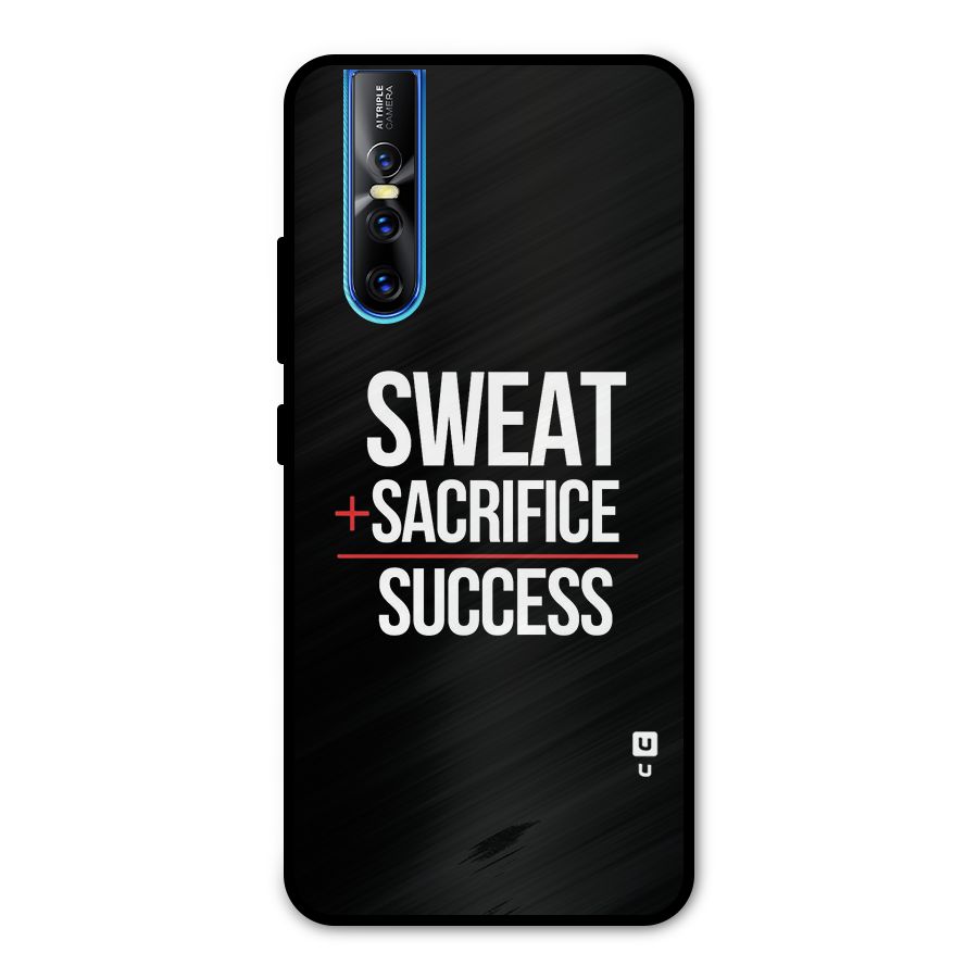 Sweat Sacrifice Success Metal Back Case for Vivo V15 Pro