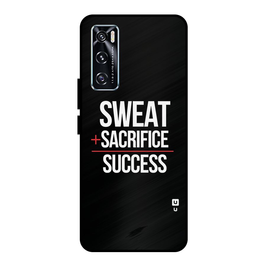 Sweat Sacrifice Success Metal Back Case for Vivo V20 SE