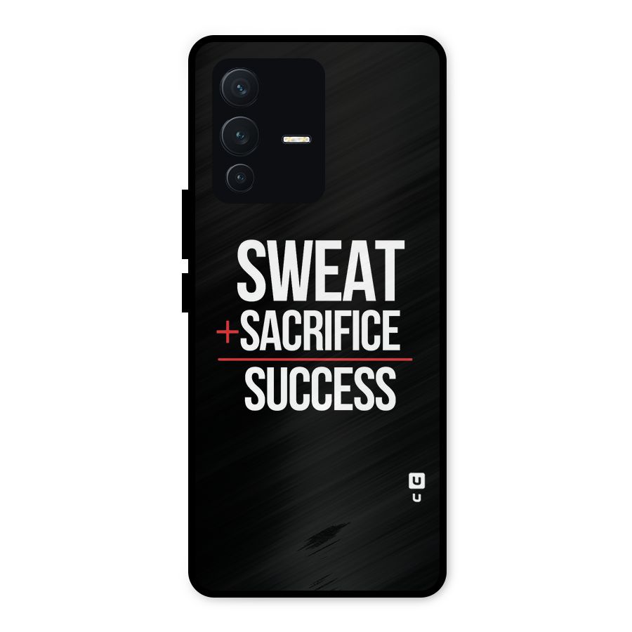 Sweat Sacrifice Success Metal Back Case for Vivo V23 5G