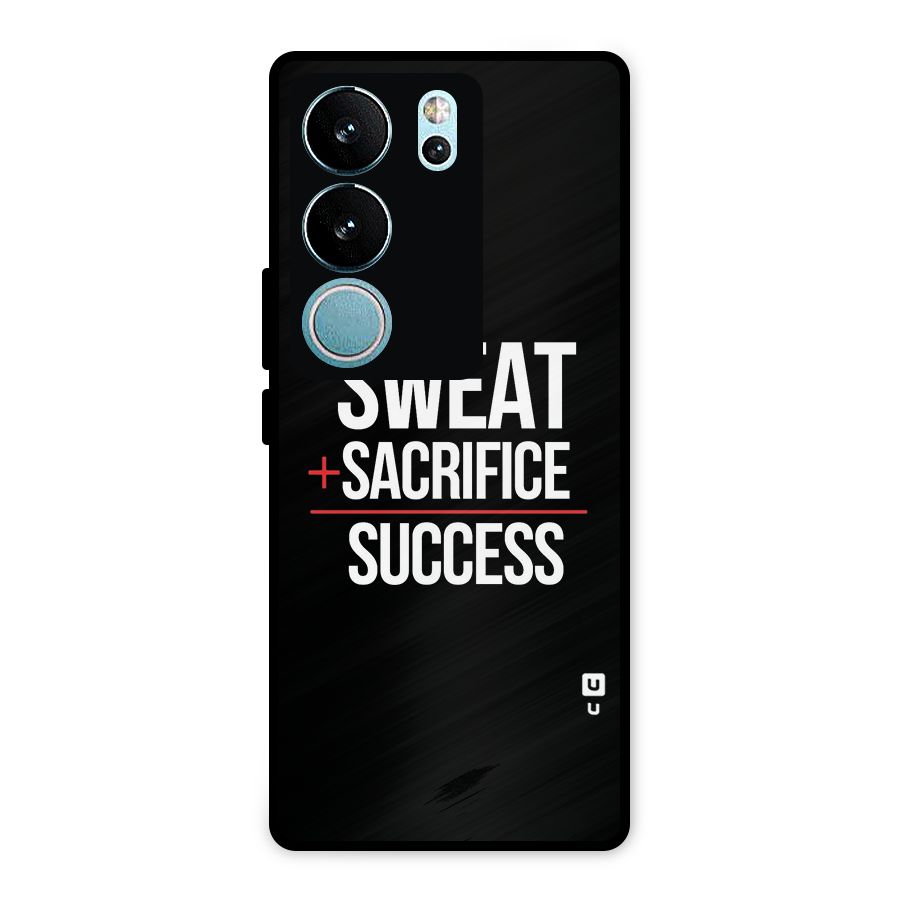 Sweat Sacrifice Success Metal Back Case for Vivo V29 Pro