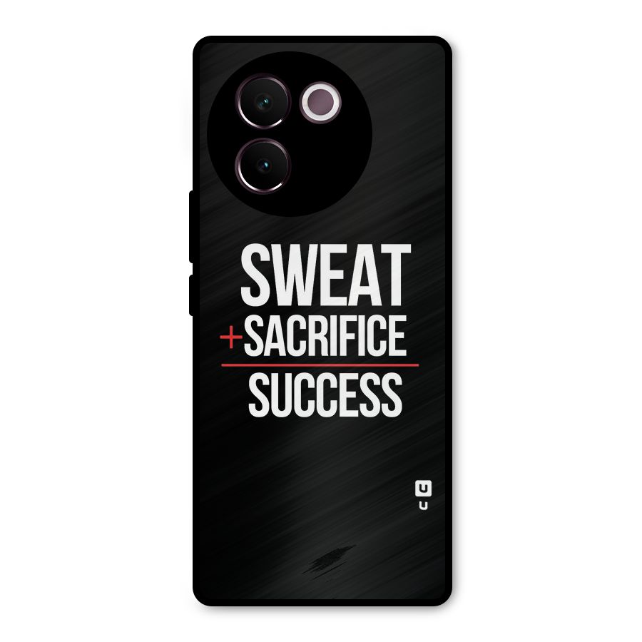 Sweat Sacrifice Success Metal Back Case for Vivo V30e