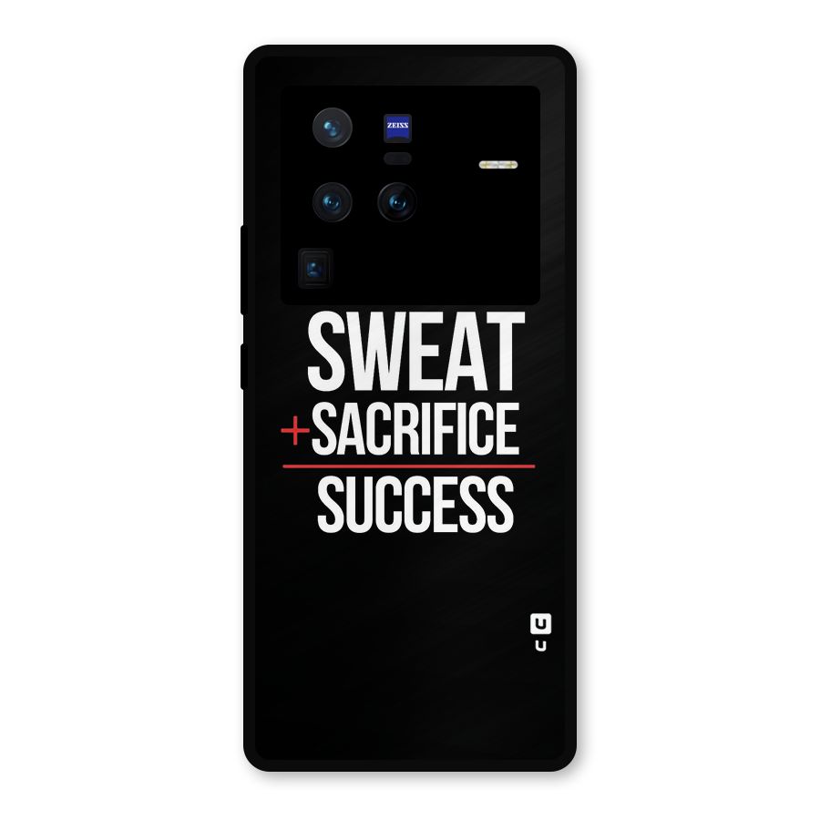Sweat Sacrifice Success Metal Back Case for Vivo X80 Pro