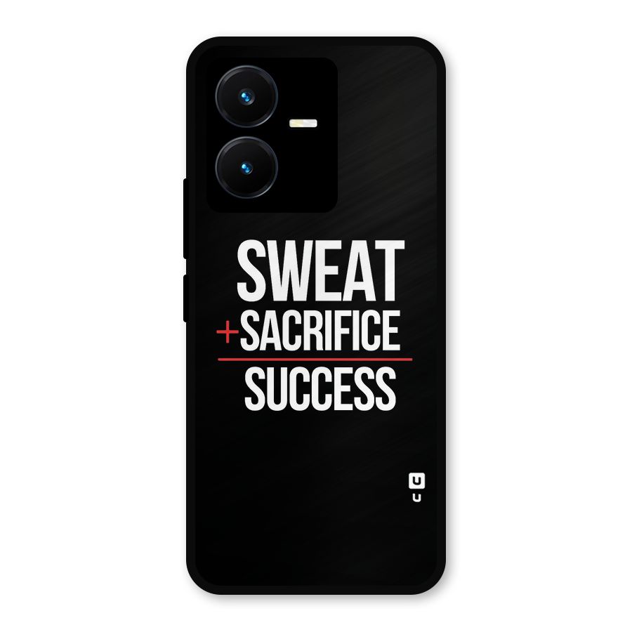 Sweat Sacrifice Success Metal Back Case for Vivo Y22s
