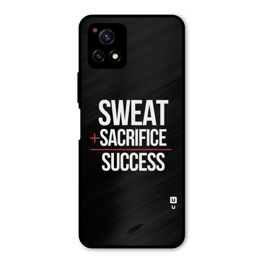 Sweat Sacrifice Success Metal Back Case for Vivo Y72 5G