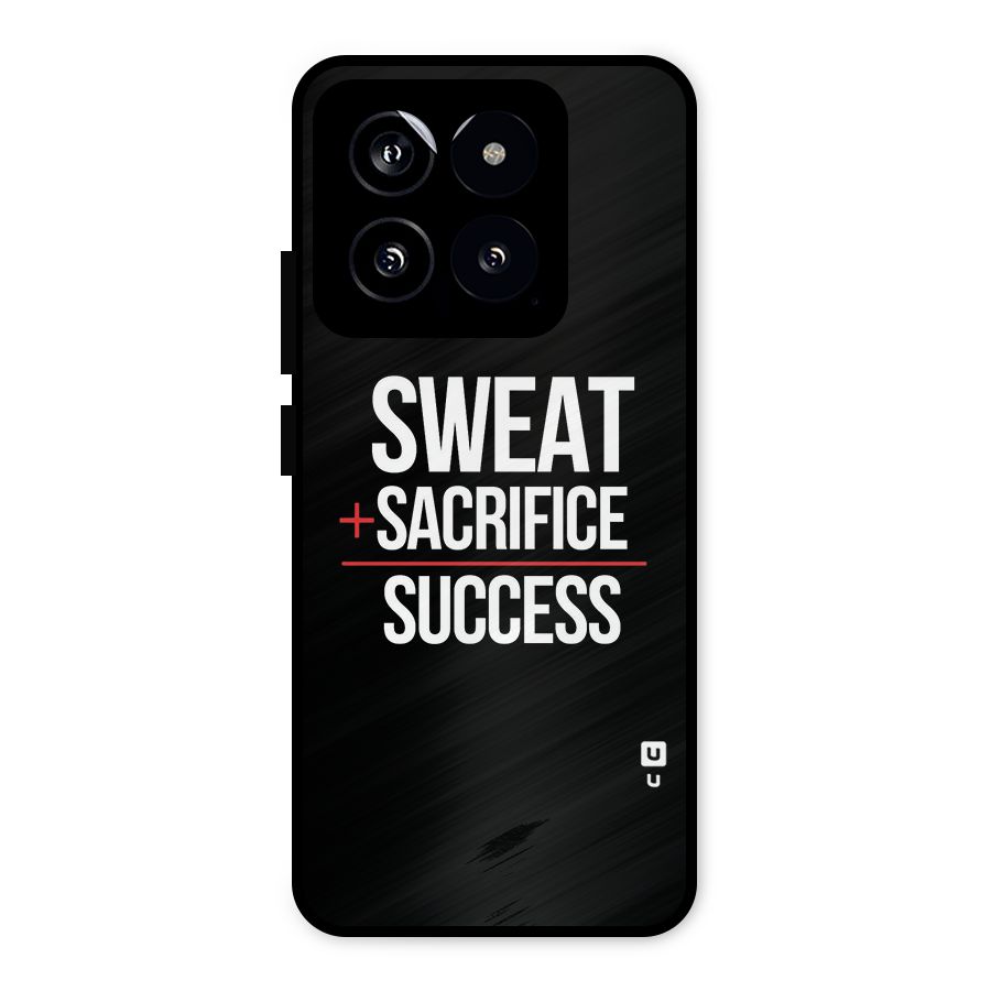 Sweat Sacrifice Success Metal Back Case for Xiaomi 14