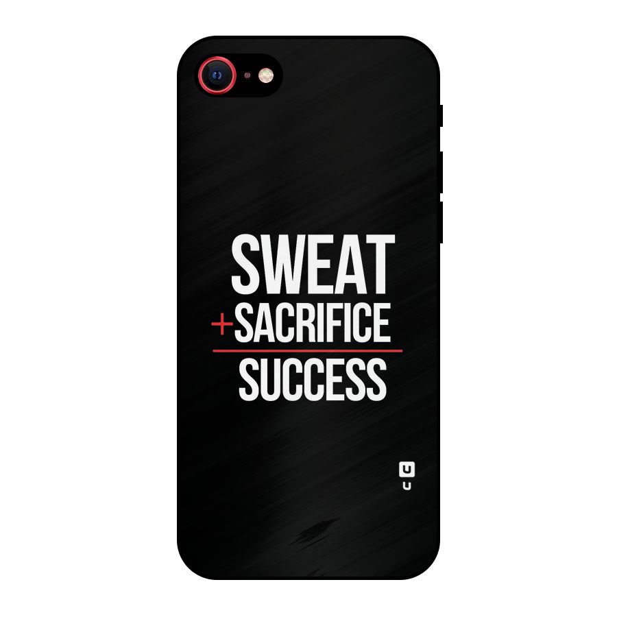 Sweat Sacrifice Success Metal Back Case for iPhone 8