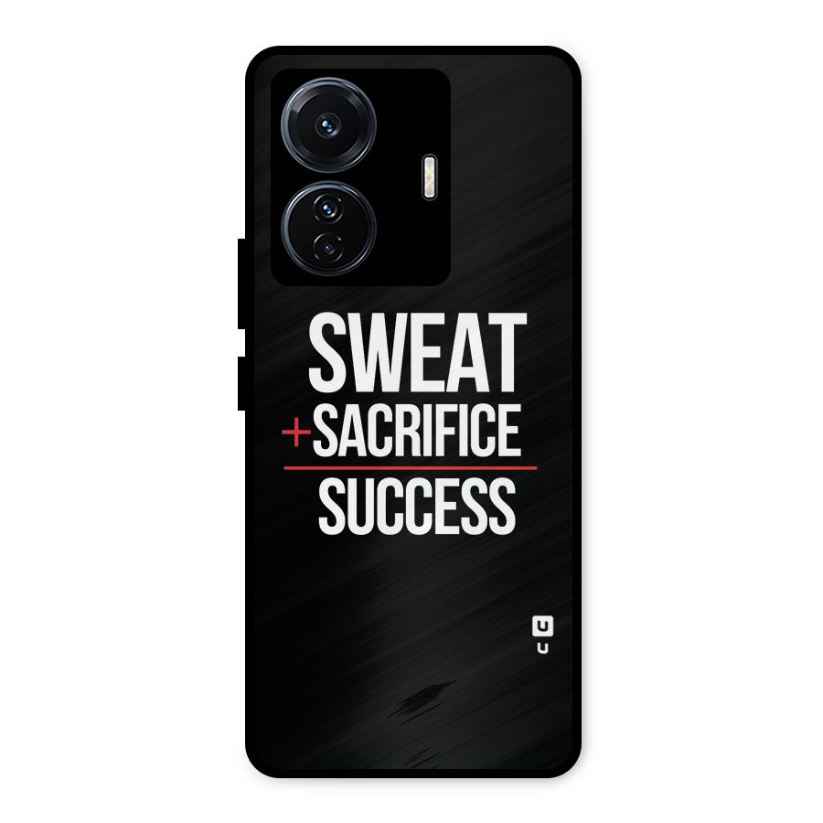 Sweat Sacrifice Success Metal Back Case for iQOO Z6
