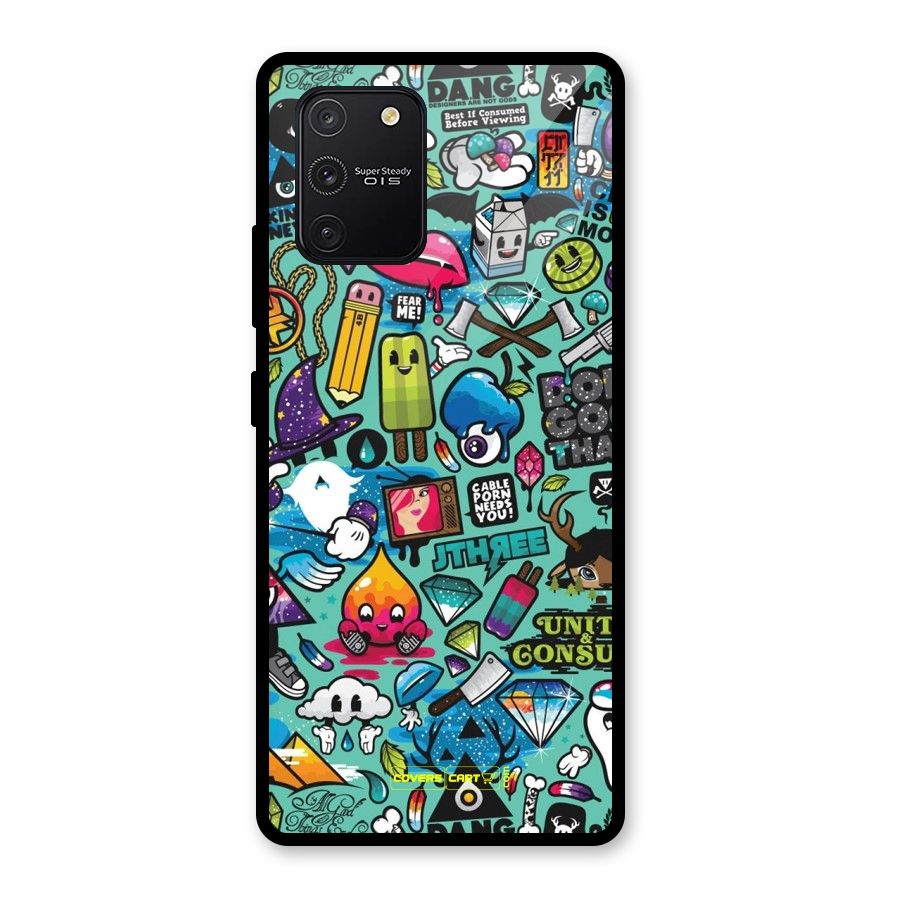 Sweet Candies Glass Back Case for Galaxy S10 Lite