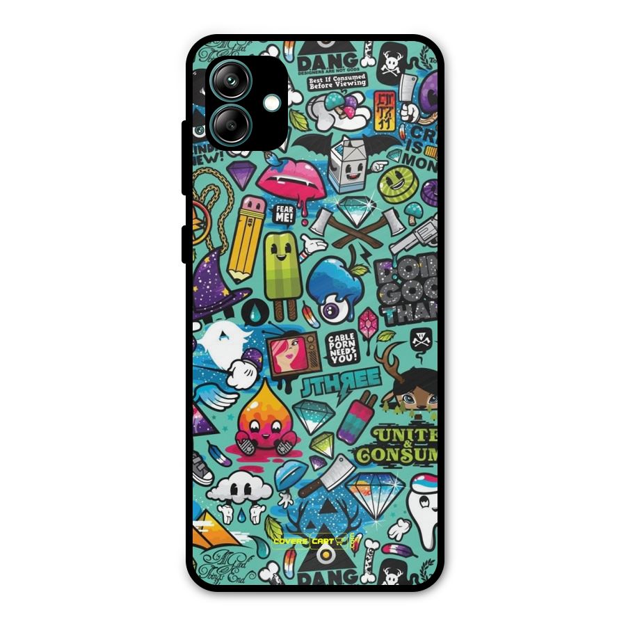 Sweet Candies Metal Back Case for Galaxy A04