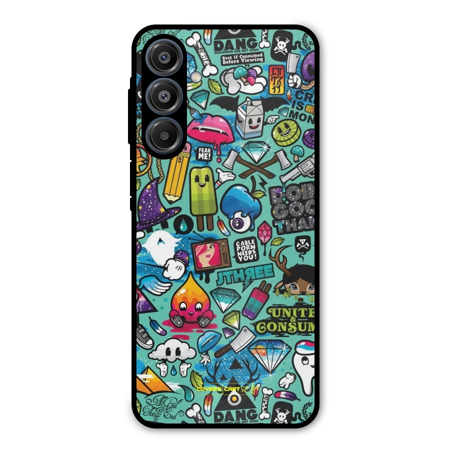 Sweet Candies Metal Back Case for Galaxy A16 5G