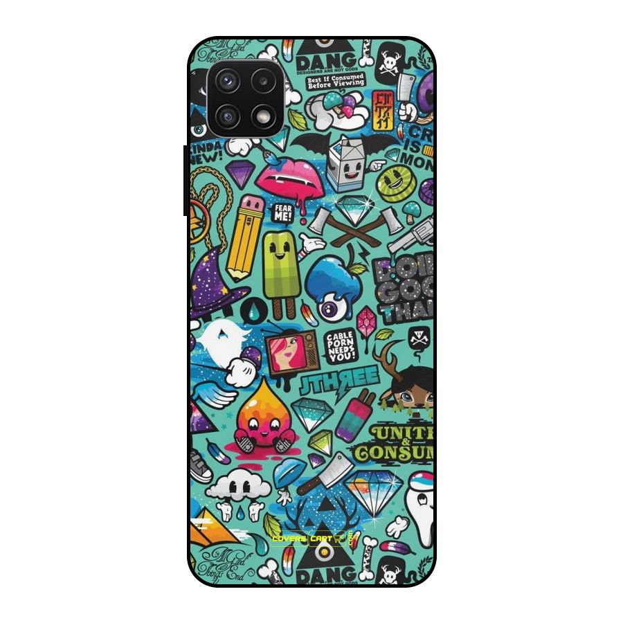 Sweet Candies Metal Back Case for Galaxy A22 5G