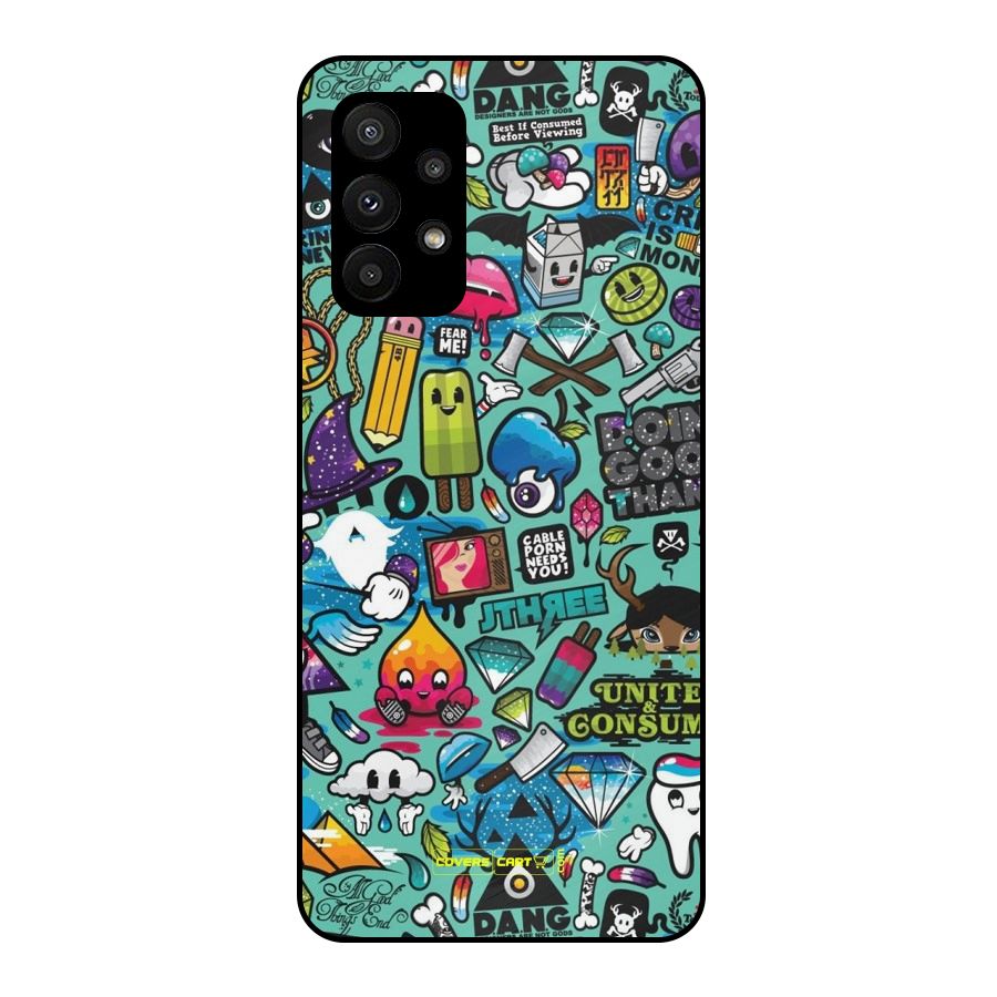 Sweet Candies Metal Back Case for Galaxy A23