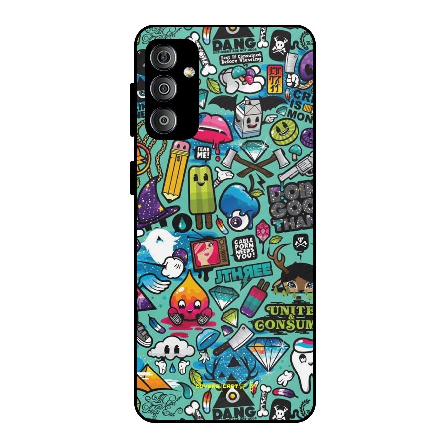 Sweet Candies Metal Back Case for Galaxy F23
