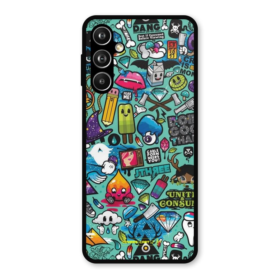 Sweet Candies Metal Back Case for Galaxy F54