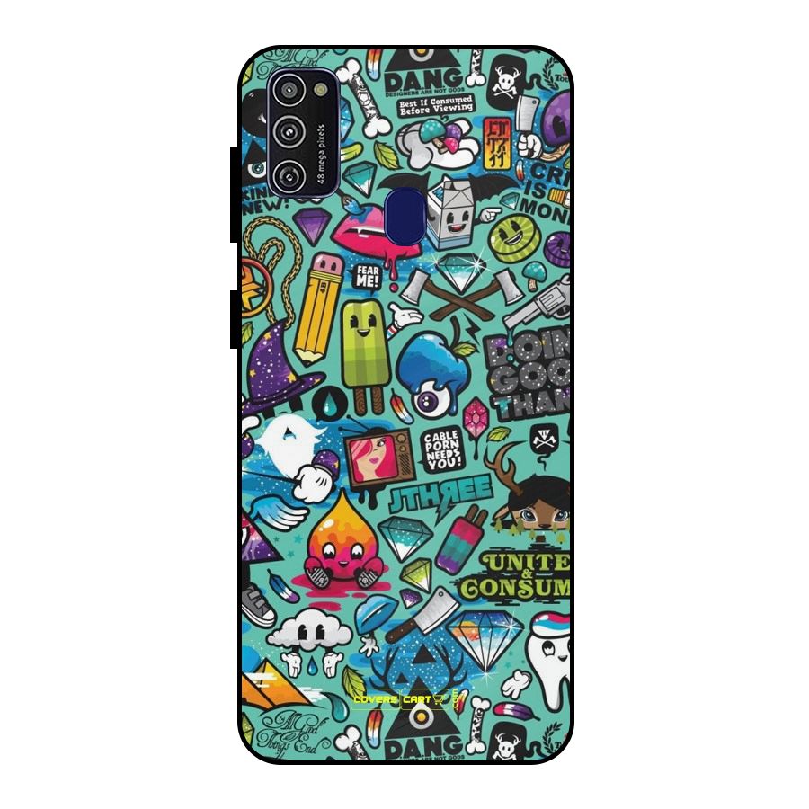 Sweet Candies Metal Back Case for Galaxy M30s