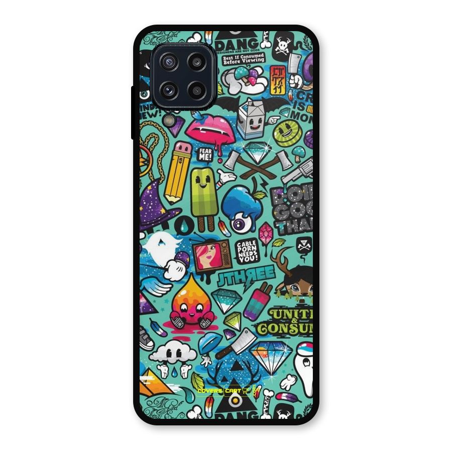 Sweet Candies Metal Back Case for Galaxy M32