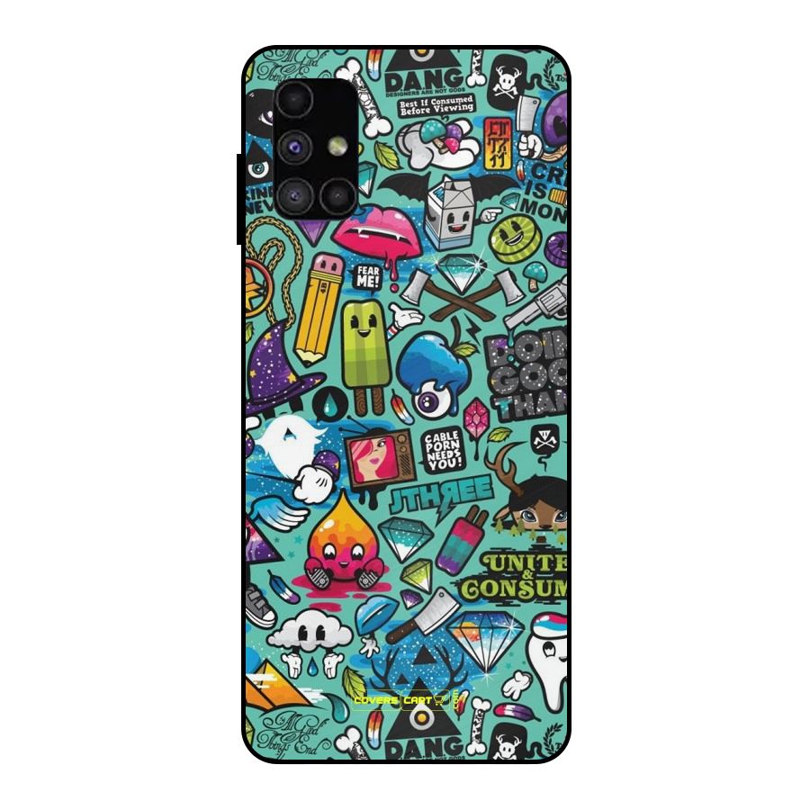 Sweet Candies Metal Back Case for Galaxy M51