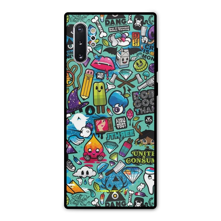 Sweet Candies Metal Back Case for Galaxy Note 10 Plus