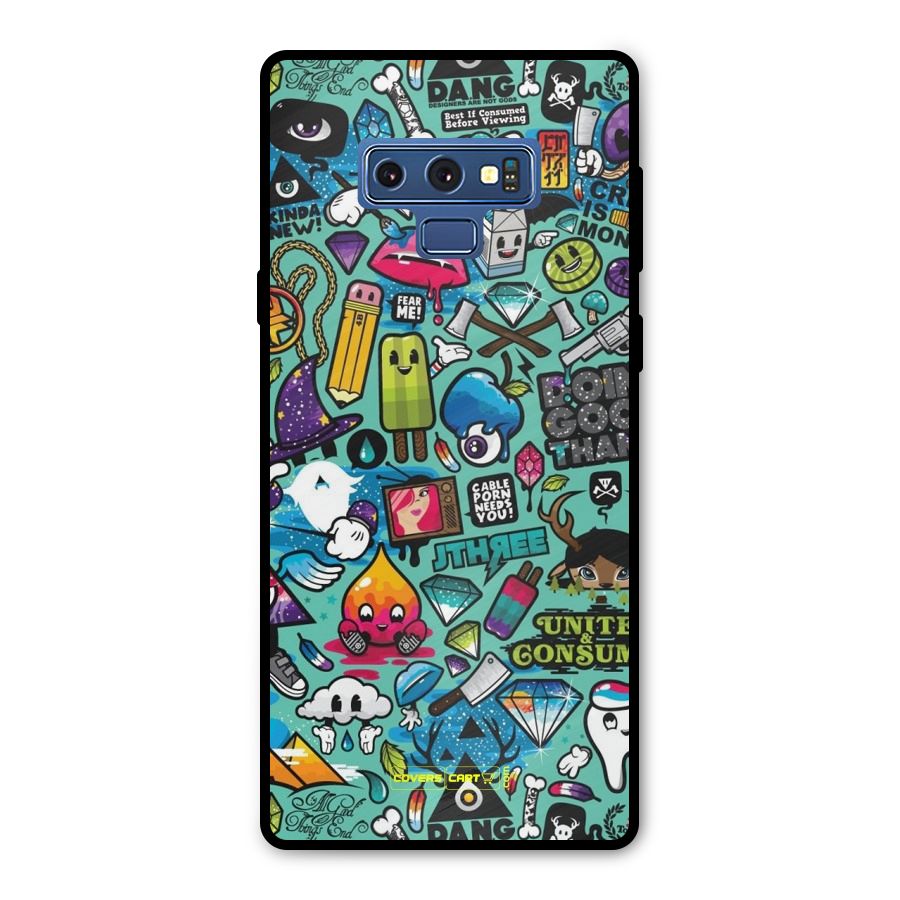 Sweet Candies Metal Back Case for Galaxy Note 9