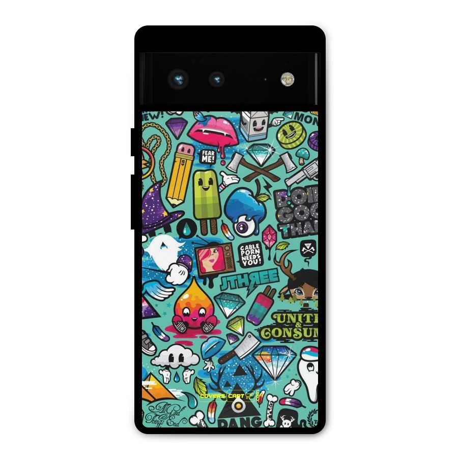 Sweet Candies Metal Back Case for Google Pixel 6