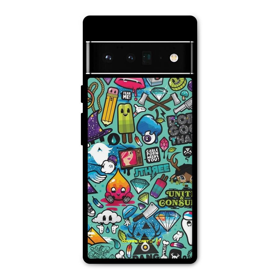 Sweet Candies Metal Back Case for Google Pixel 6 Pro