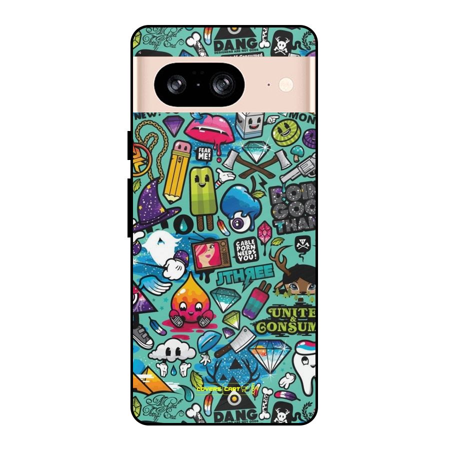 Sweet Candies Metal Back Case for Google Pixel 8