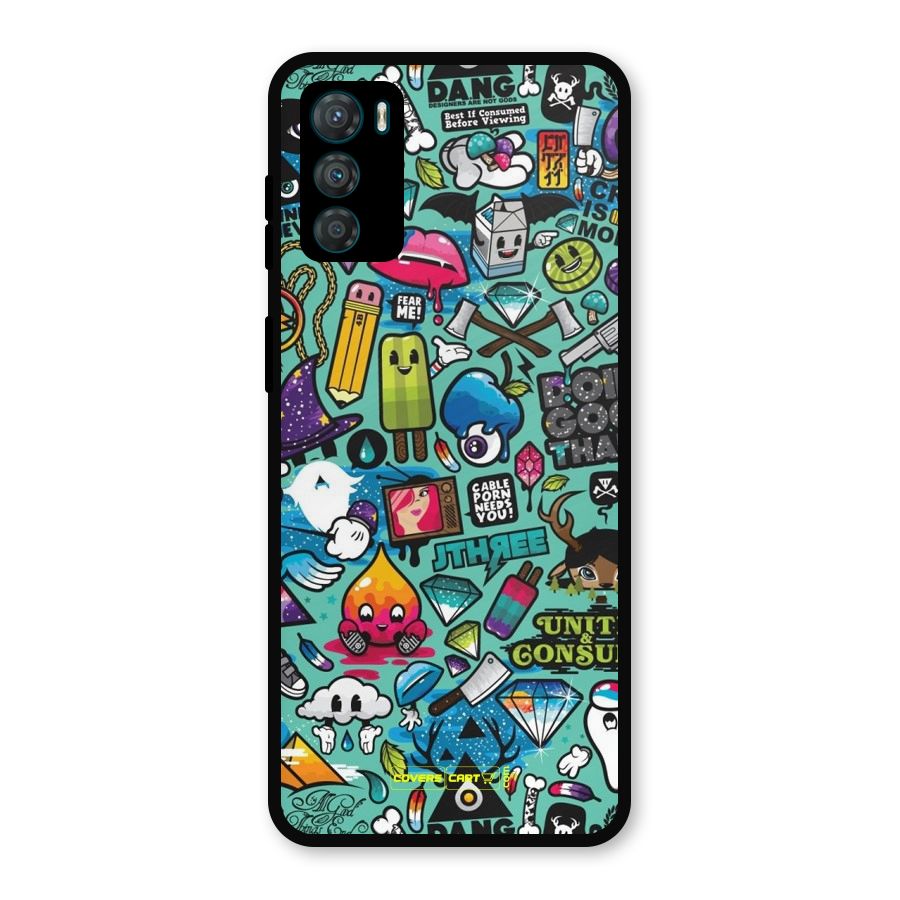 Sweet Candies Metal Back Case for Moto G42