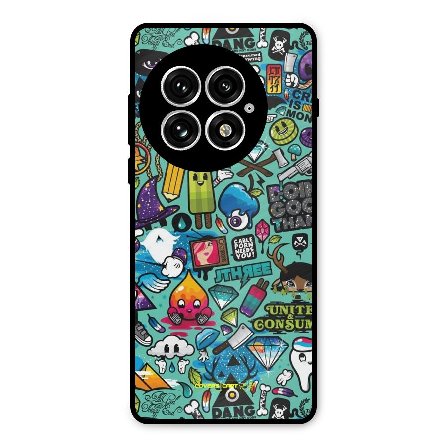 Sweet Candies Metal Back Case for OnePlus 13