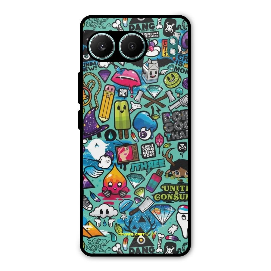 Sweet Candies Metal Back Case for OnePlus Nord 4