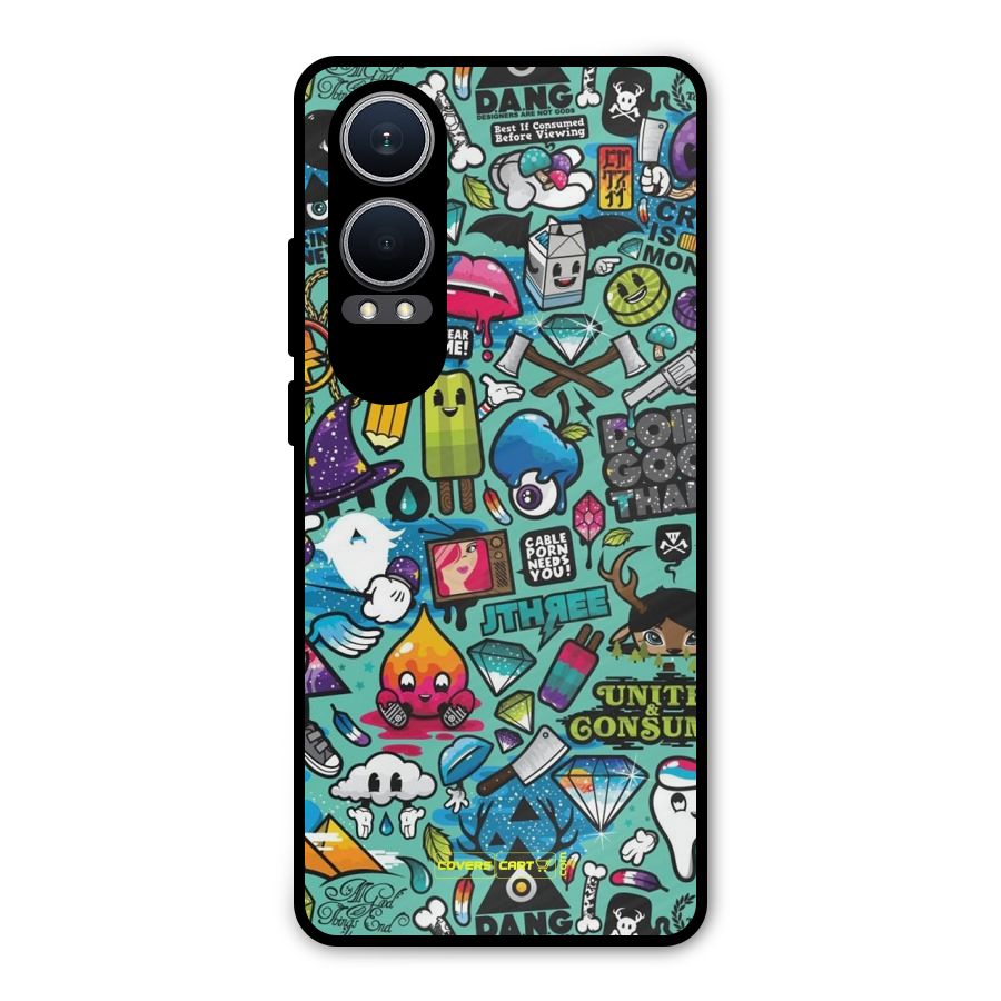 Sweet Candies Metal Back Case for OnePlus Nord CE4 Lite