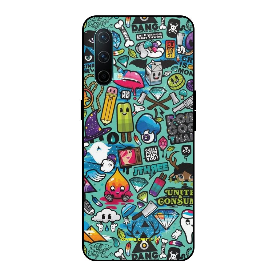 Sweet Candies Metal Back Case for OnePlus Nord CE 5G