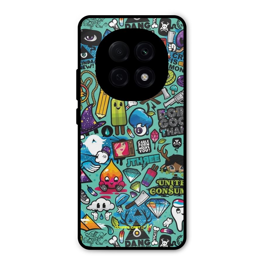 Sweet Candies Metal Back Case for Oppo F29 Pro