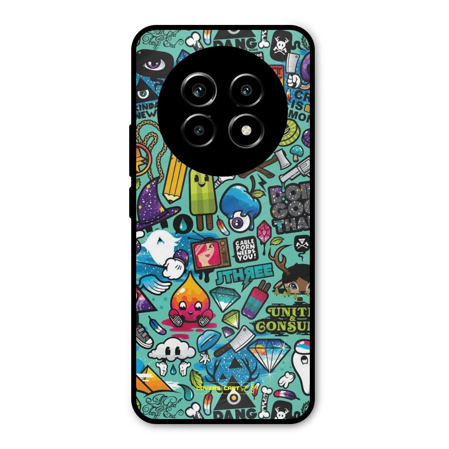 Sweet Candies Metal Back Case for Realme 13 Pro
