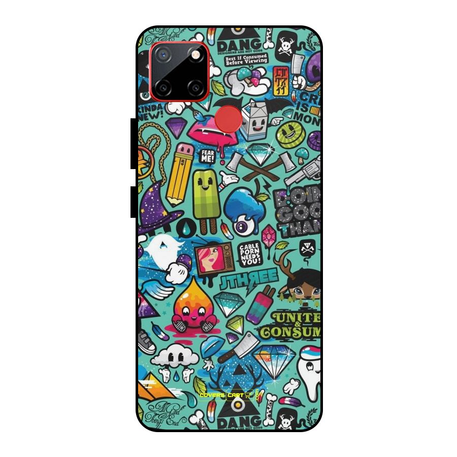 Sweet Candies Metal Back Case for Realme C12