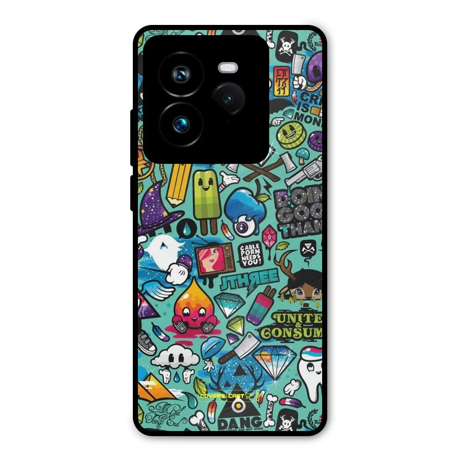 Sweet Candies Metal Back Case for Realme GT 7 Pro