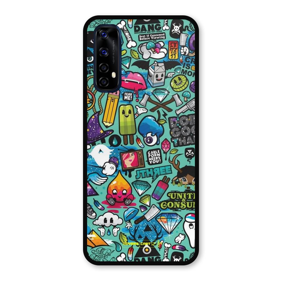 Sweet Candies Metal Back Case for Realme Narzo 20 Pro