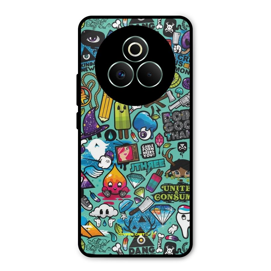 Sweet Candies Metal Back Case for Realme P3 Pro