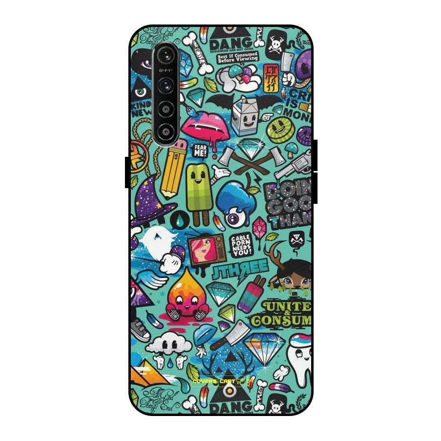 Sweet Candies Metal Back Case for Realme XT