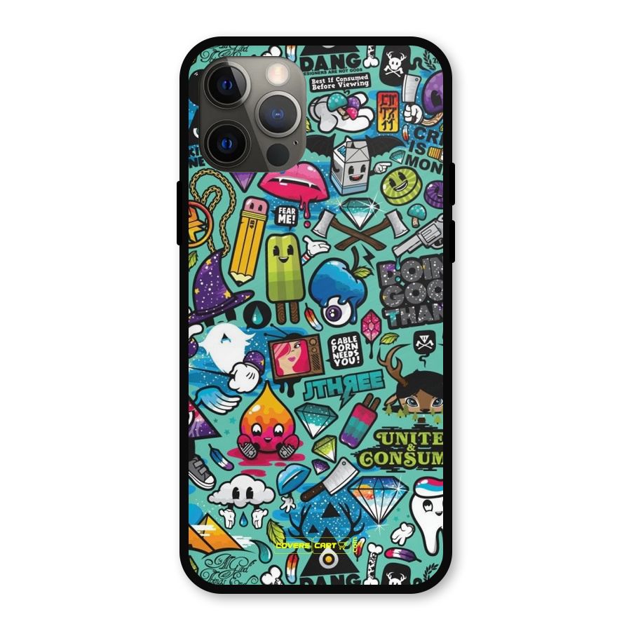 Sweet Candies Metal Back Case for iPhone 12 Pro