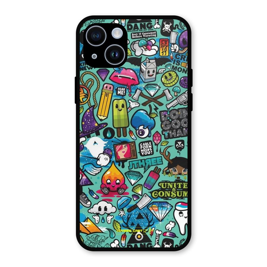 Sweet Candies Metal Back Case for iPhone 14