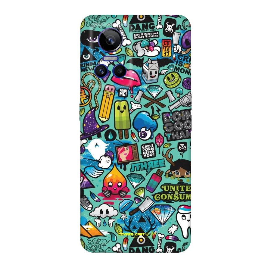 Sweet Candies Original Polycarbonate Back Case for Realme GT Neo 3