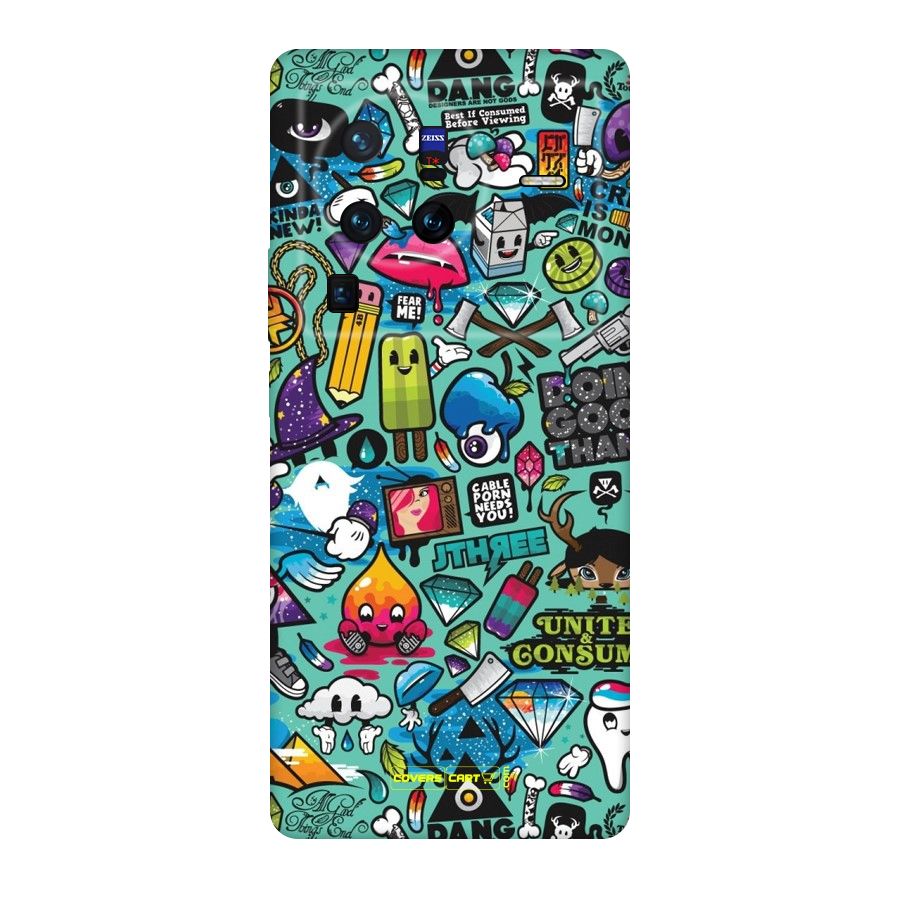 Sweet Candies Original Polycarbonate Back Case for Vivo X80