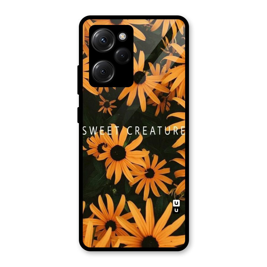 Sweet Creature Glass Back Case for Poco X5 Pro