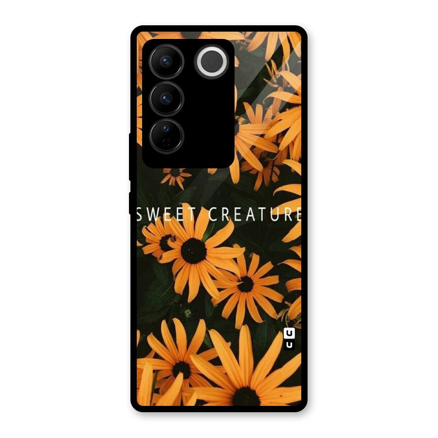 Sweet Creature Glass Back Case for Vivo V27 Pro