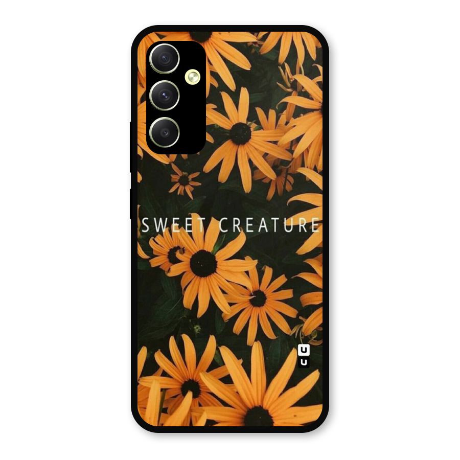 Sweet Creature Metal Back Case for Galaxy A34