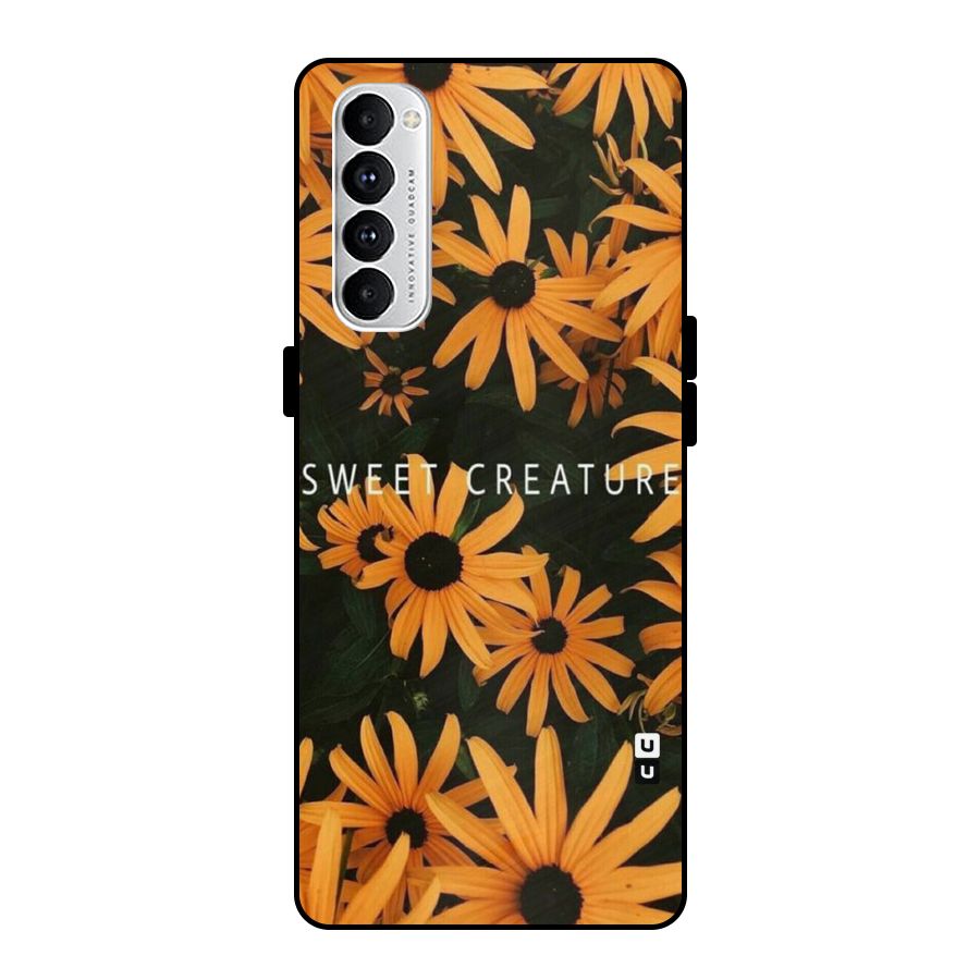 Sweet Creature Metal Back Case for Oppo Reno4 Pro