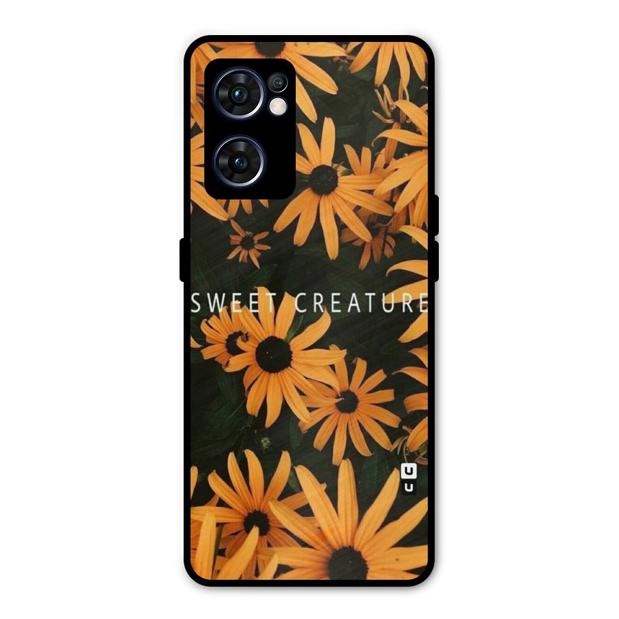 Sweet Creature Metal Back Case for Oppo Reno7 5G
