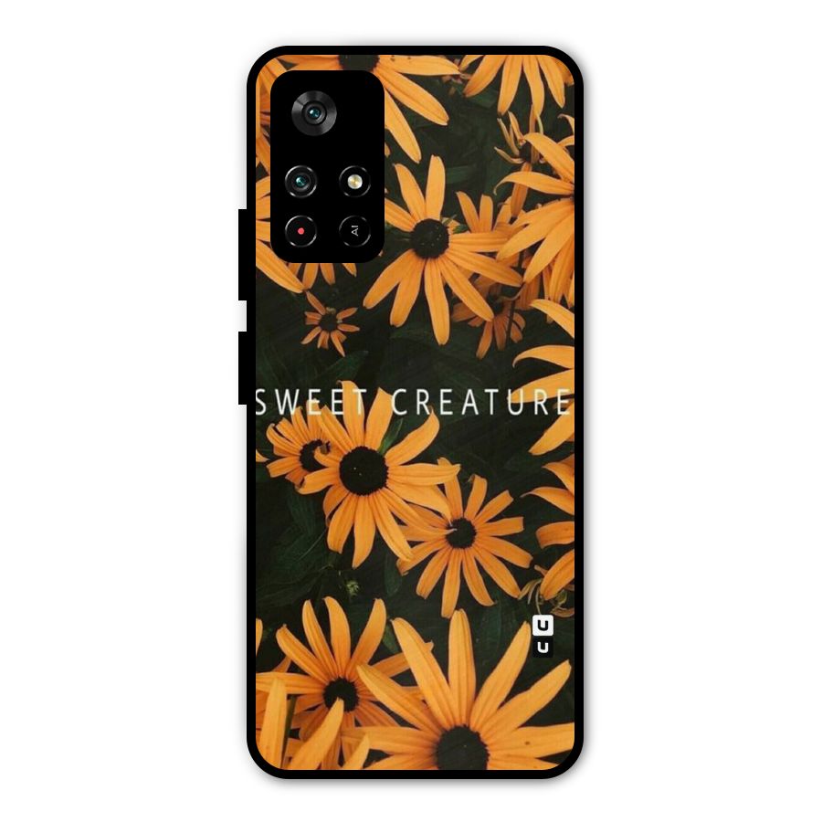 Sweet Creature Metal Back Case for Poco M4 Pro 5G