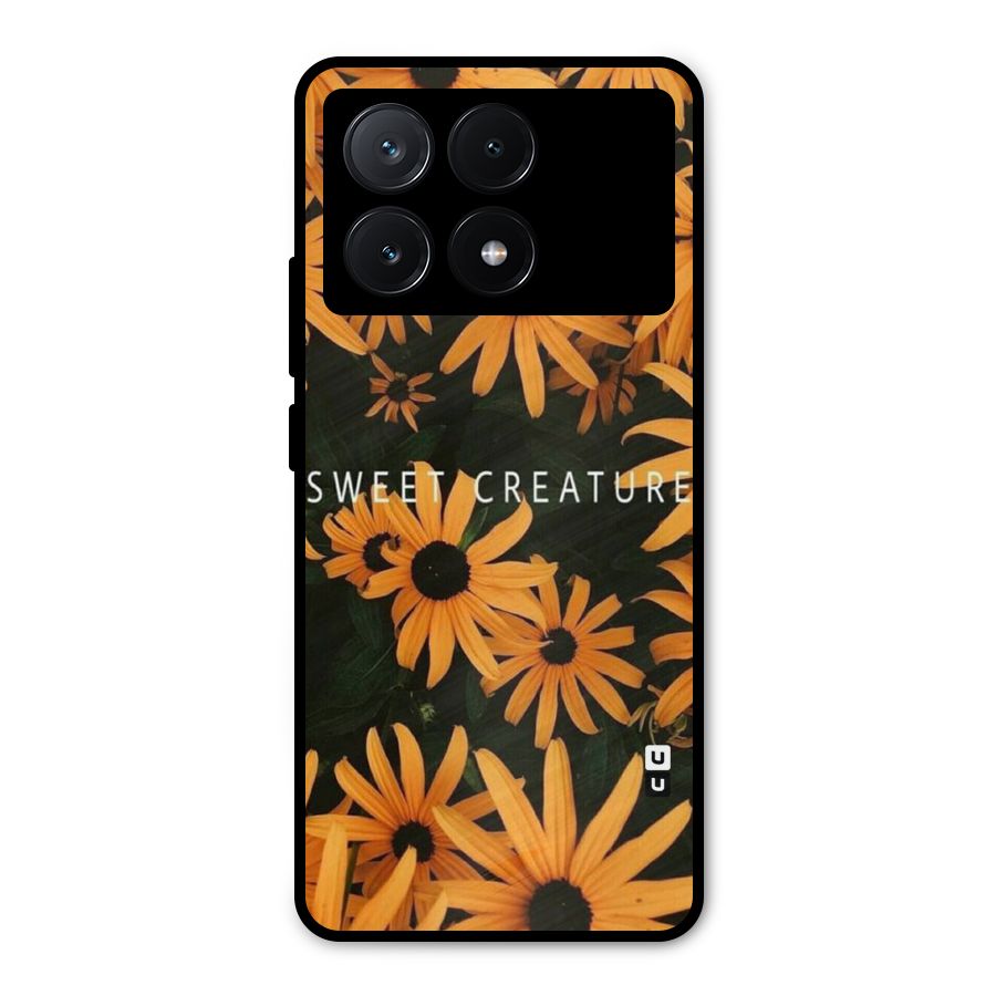 Sweet Creature Metal Back Case for Poco X6 Pro